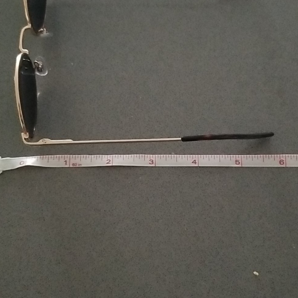 RounLarge Metal Aviator Sunglasses/Small Round Met - Picture 3 of 5